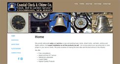 Desktop Screenshot of coastalclockandchime.com