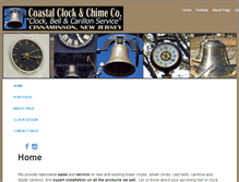 Tablet Screenshot of coastalclockandchime.com